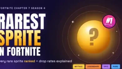 Discover Fortnite's rarest sprites