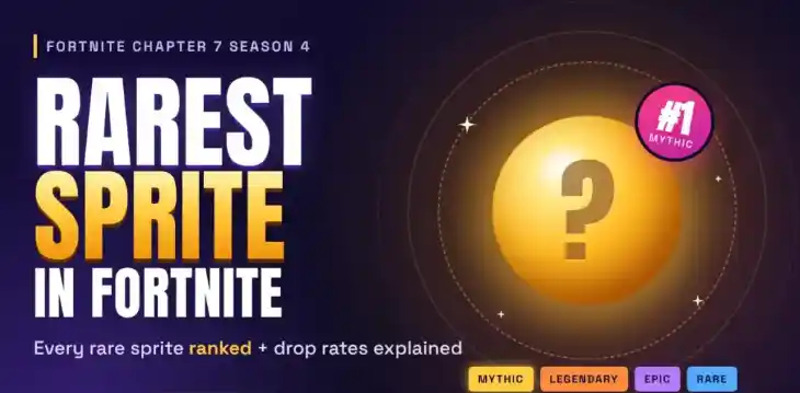 Discover Fortnite's rarest sprites